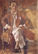 Jules Pascin Portrait of Talene Spain oil painting artist